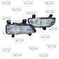NEBLINEROS DELANTEROS DERECHO E IZQUIERDO CHANGAN CX70 2022. - Miniatura 1