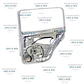 PUERTA TRASERA DERECHA VOLKSWAGEN 2.0 2019 - Miniatura 2