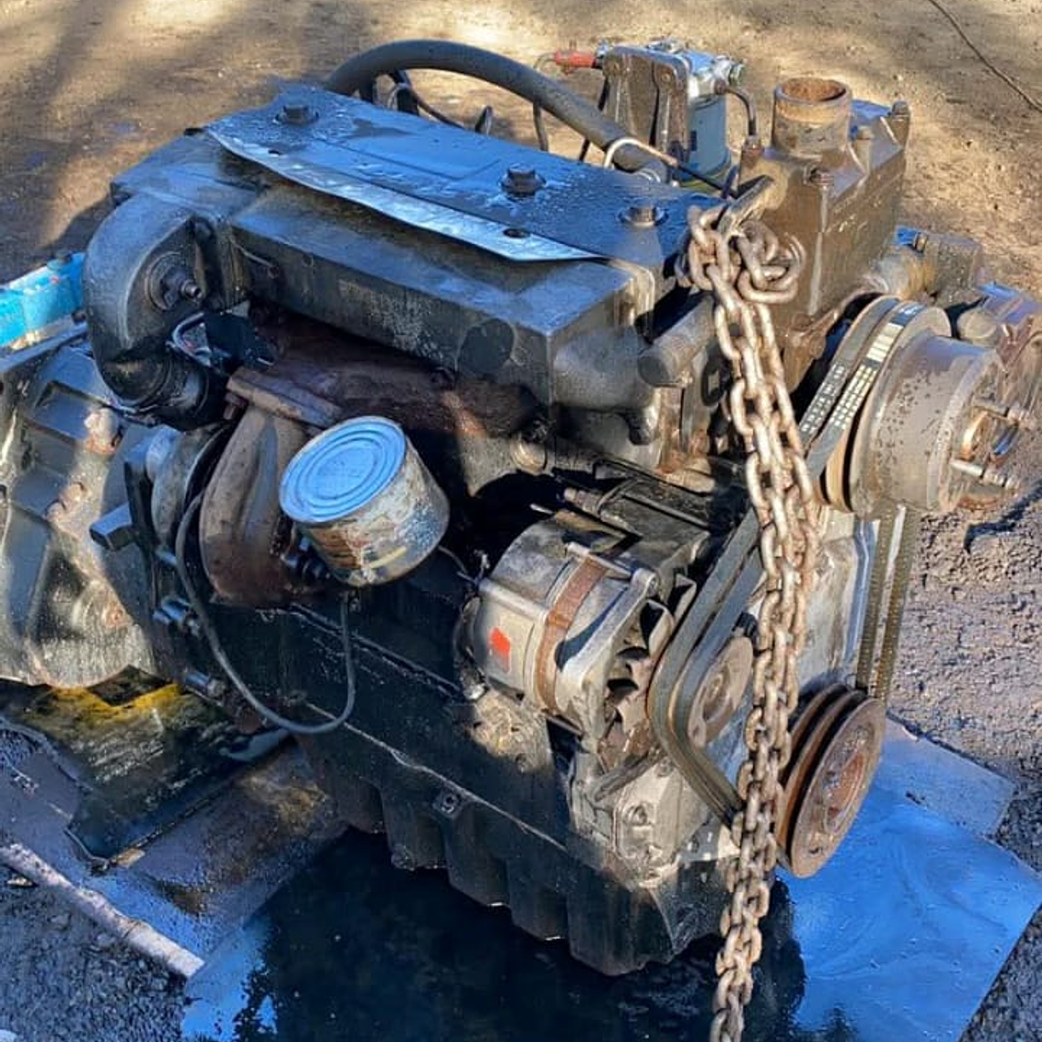 Motor Perkins 1104 Operativo Jcb 214e Adaptable a Otros Modelos. 3