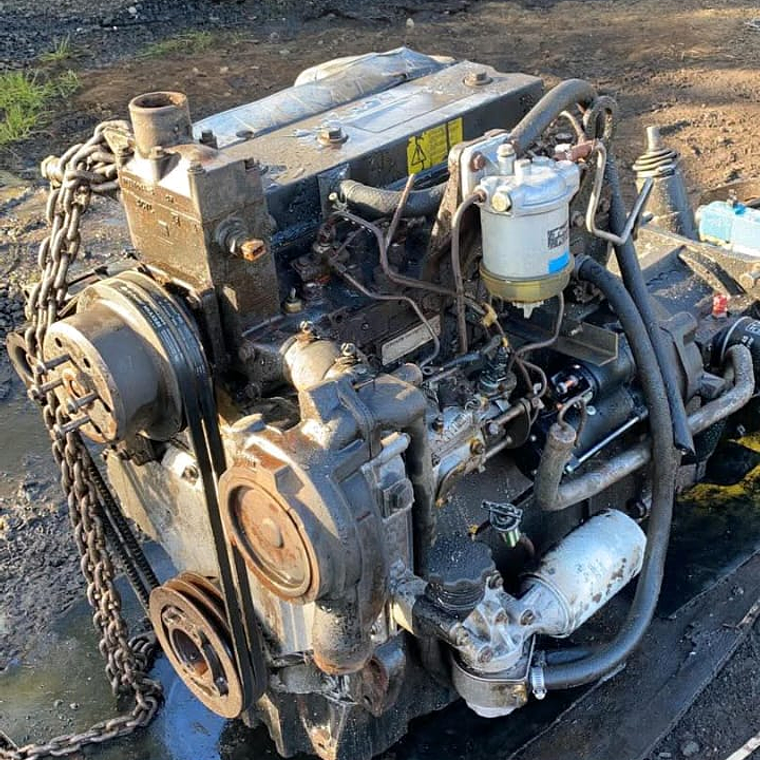 Motor Perkins 1104 Operativo Jcb 214e Adaptable a Otros Modelos. 4