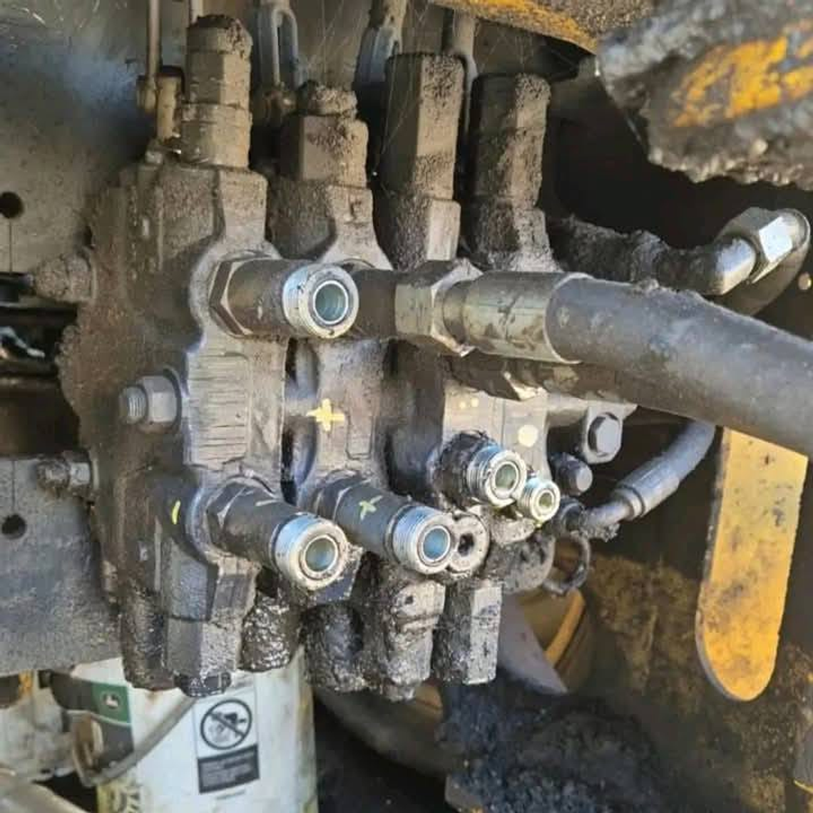 Eje Palier Delantero Completo Original Retroexcavadora Jhon Deere  2