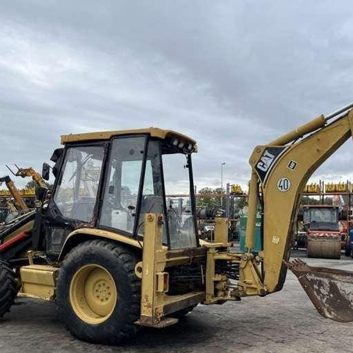 Techo Retroexcavadora Caterpillar 428C (1998) 6