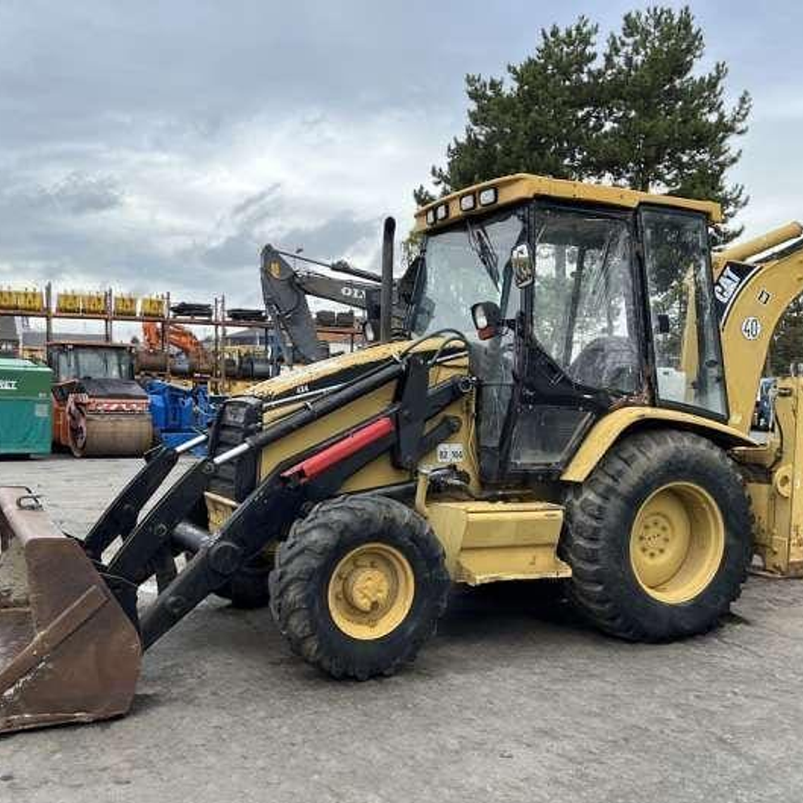 Techo Retroexcavadora Caterpillar 428C (1998) 8