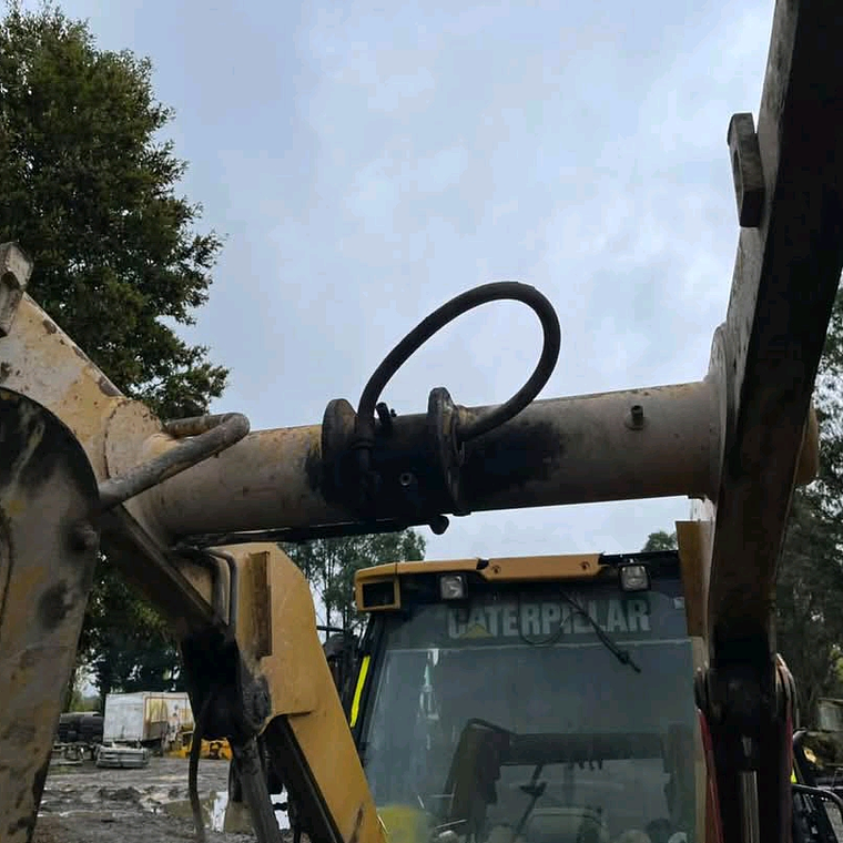 Vidrio Inferior Retroexcavadora Caterpillar 416E 1