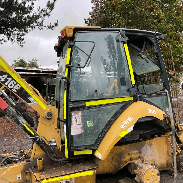 Vidrio Inferior Retroexcavadora Caterpillar 416E 6