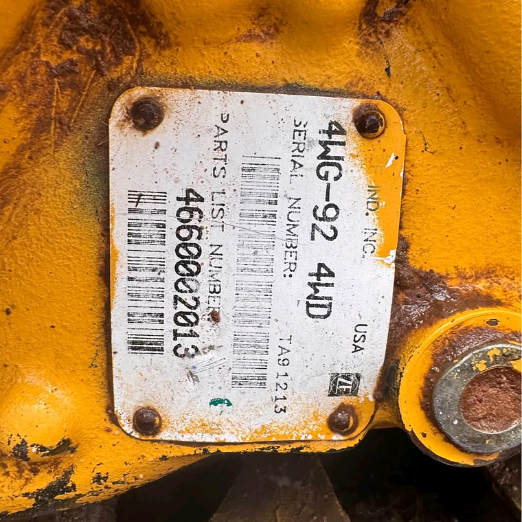 Transmisión 4x4 Retroexcavadora Jhon Deere 310G  2