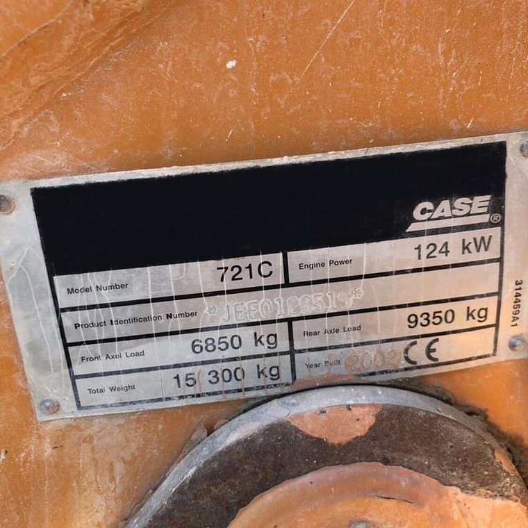 Diferencial Trasero Cargador Frontal Case 721C 2