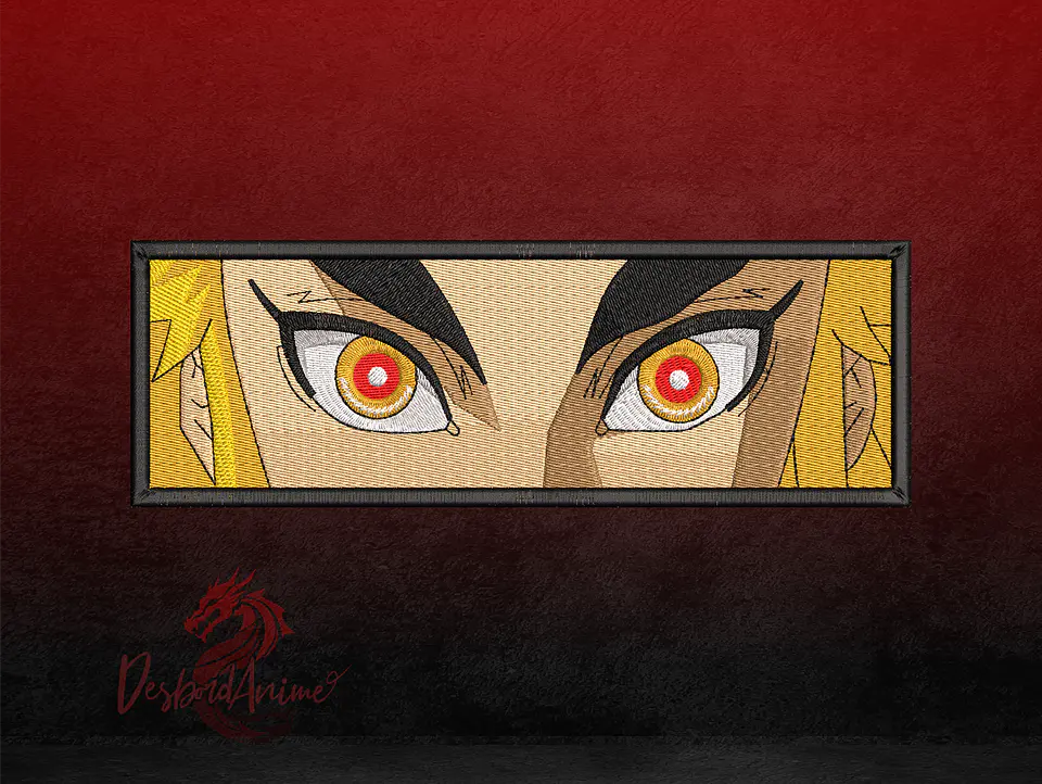 Kyojuro Rengoku ojos - Poleron anime 7