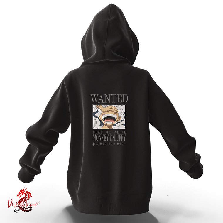 Se busca Luffy 3.0 - Poleron anime  8