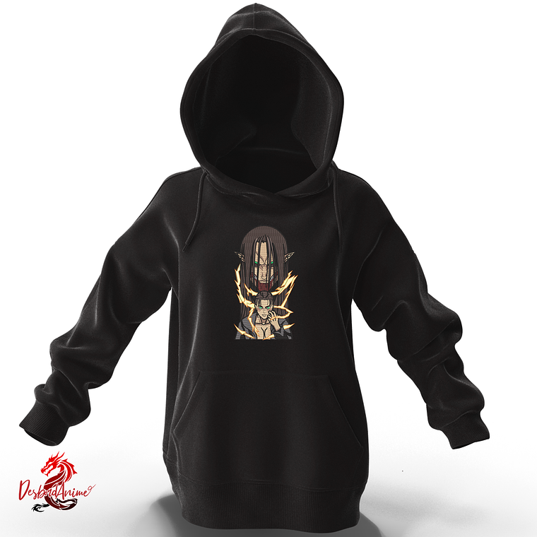 Eren Titan Fundador - Poleron anime  3