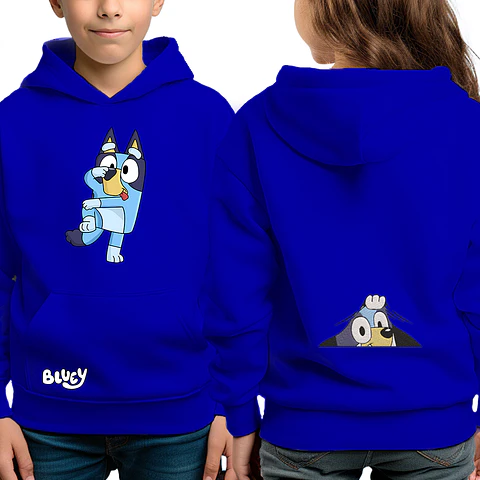 Bluey bailando - poleron infantil