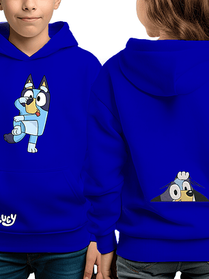Bluey bailando - poleron infantil