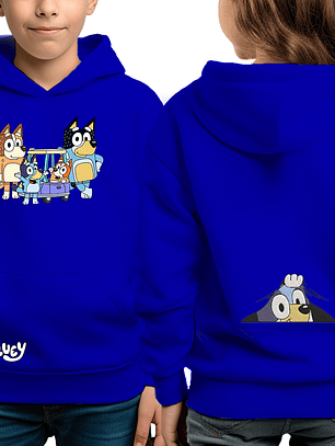 Familia Bluey - poleron infantil
