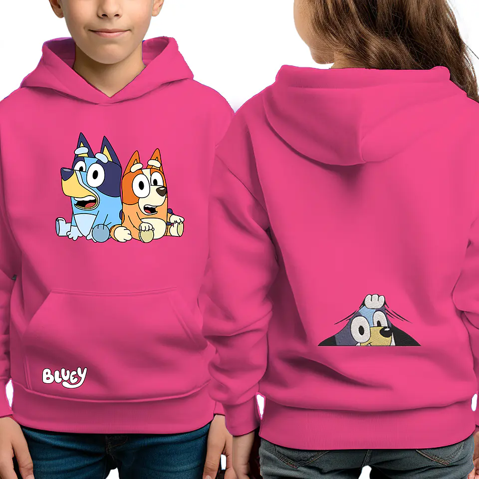 Bluey y Bingo - poleron infantil 2