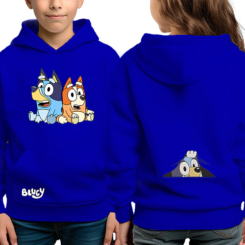 Bluey y Bingo - poleron infantil