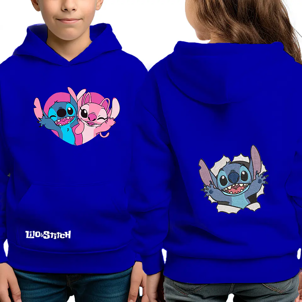 Poleron Infantil - Stitch y angel 2