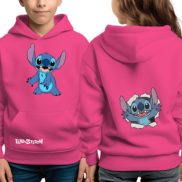 Poleron Infantil - Stitch sonriendo  2