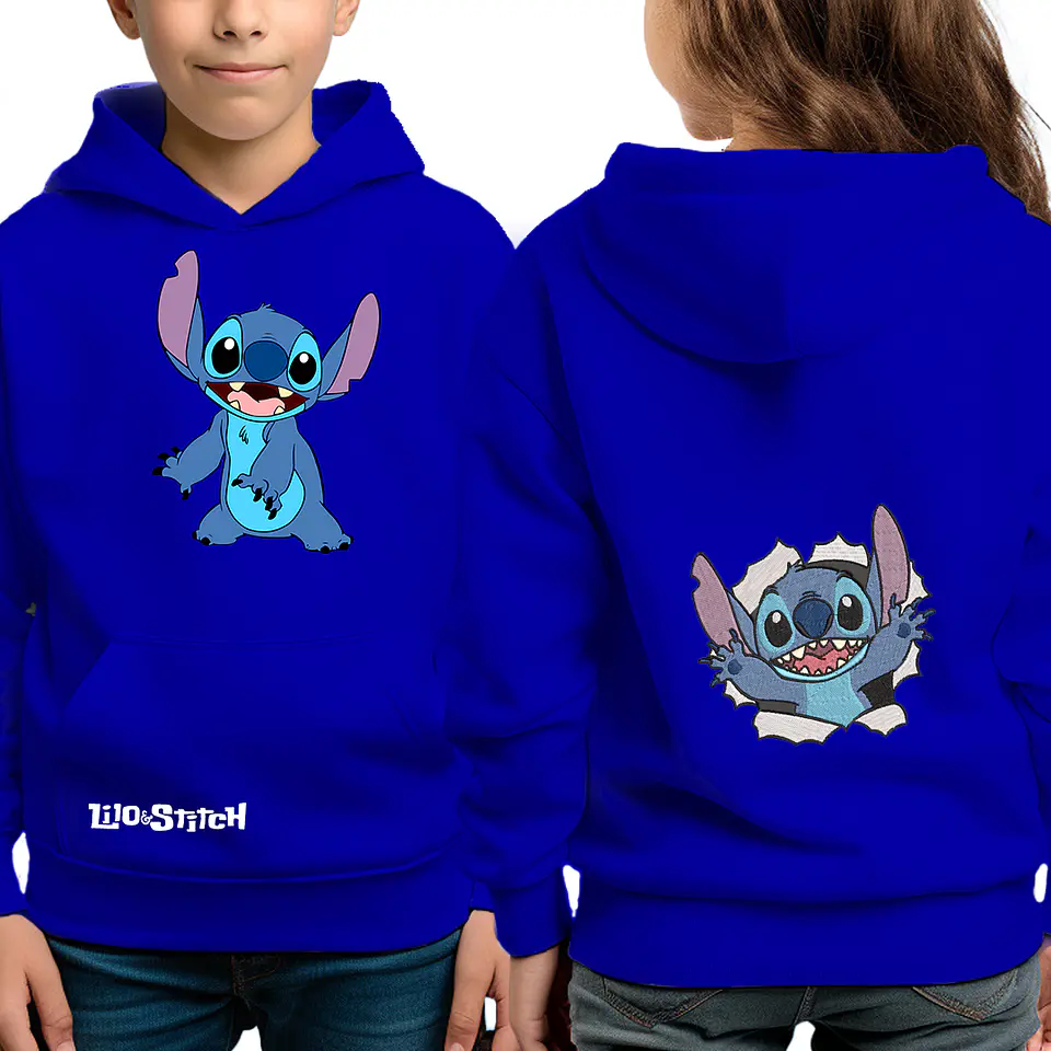 Poleron Infantil - Stitch sonriendo  1
