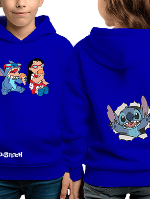 Poleron infantil - Lilo y Stitch helado