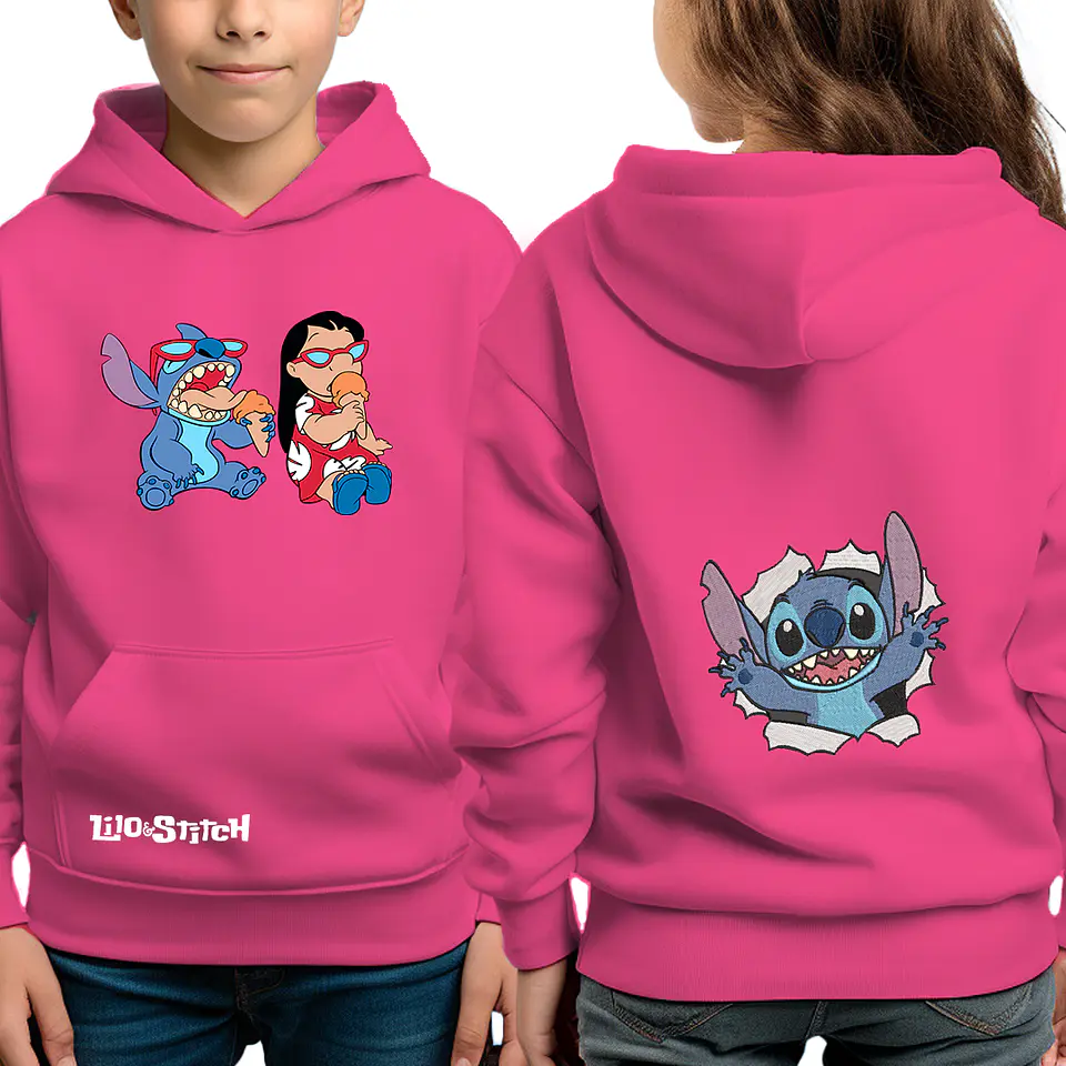 Poleron infantil - Lilo y Stitch helado 2