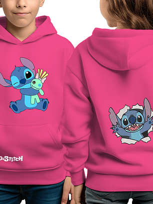 Poleron infantil - Stitch peluche 