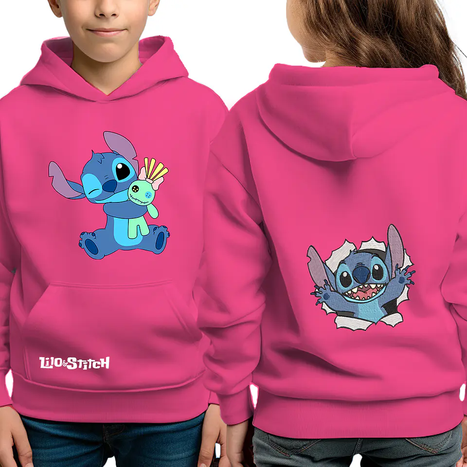 Poleron infantil - Stitch peluche  1