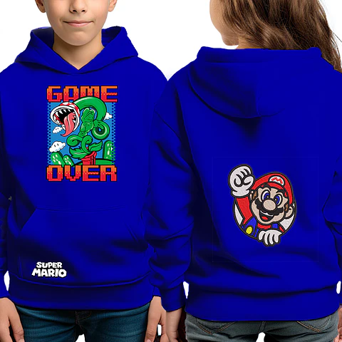 Planta Mario - poleron infantil 