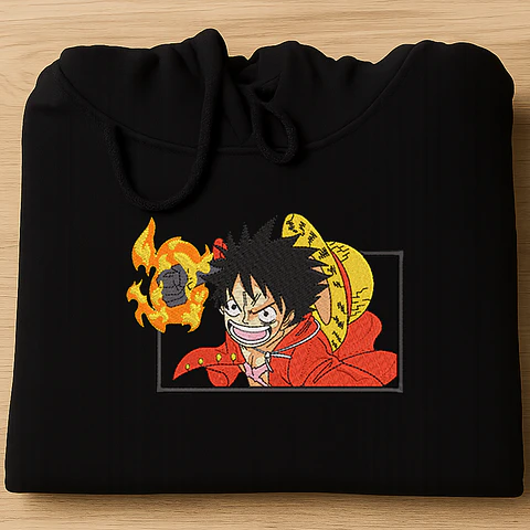  Monkey D. Luffy - One Piece - Poleron anime
