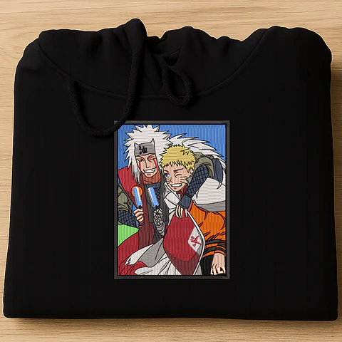 Naruto & Jiraiya - Poleron anime 