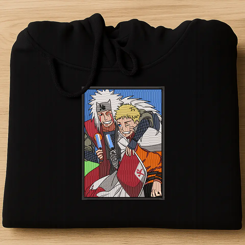 Naruto & Jiraiya - Poleron anime  1