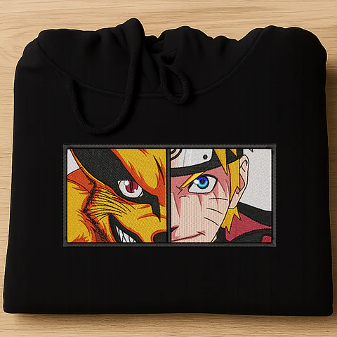 Kurama y Naruto - Poleron anime