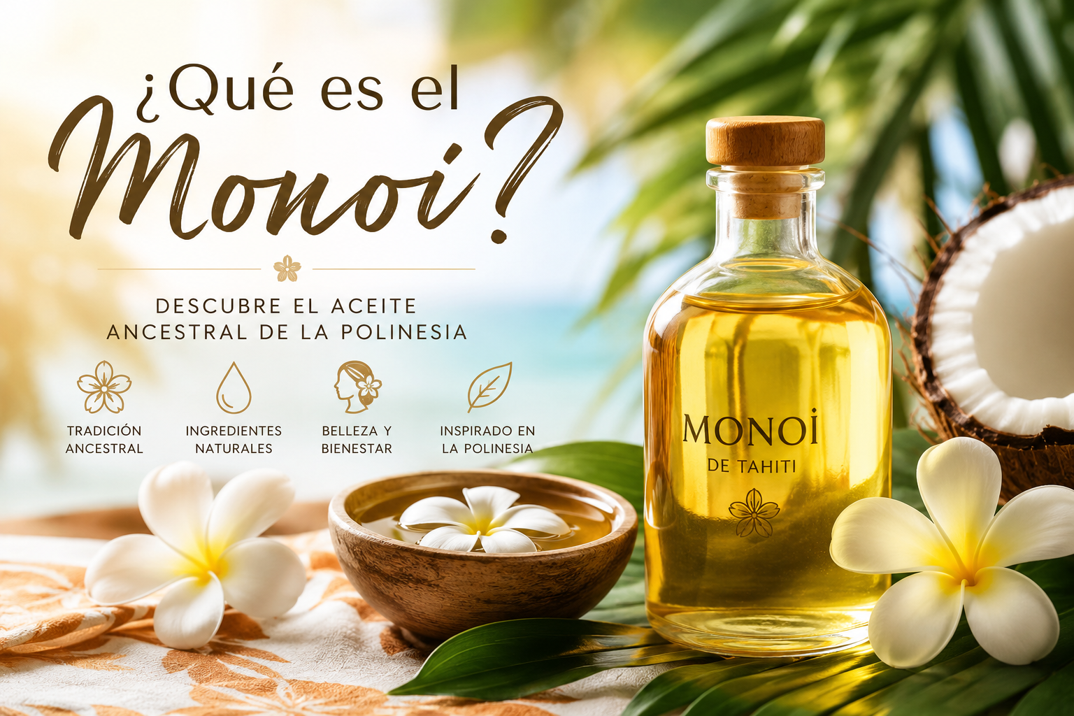 ¿Qué es el Monoi? Descubre el aceite ancestral de la Polinesia