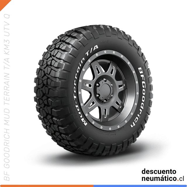 30X10.00 R15 MUD TERRAIN T/A KM3 UTV Q