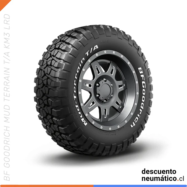 35X12.50 R17 MUD TERRAIN T/A KM3 119 / Q LRD