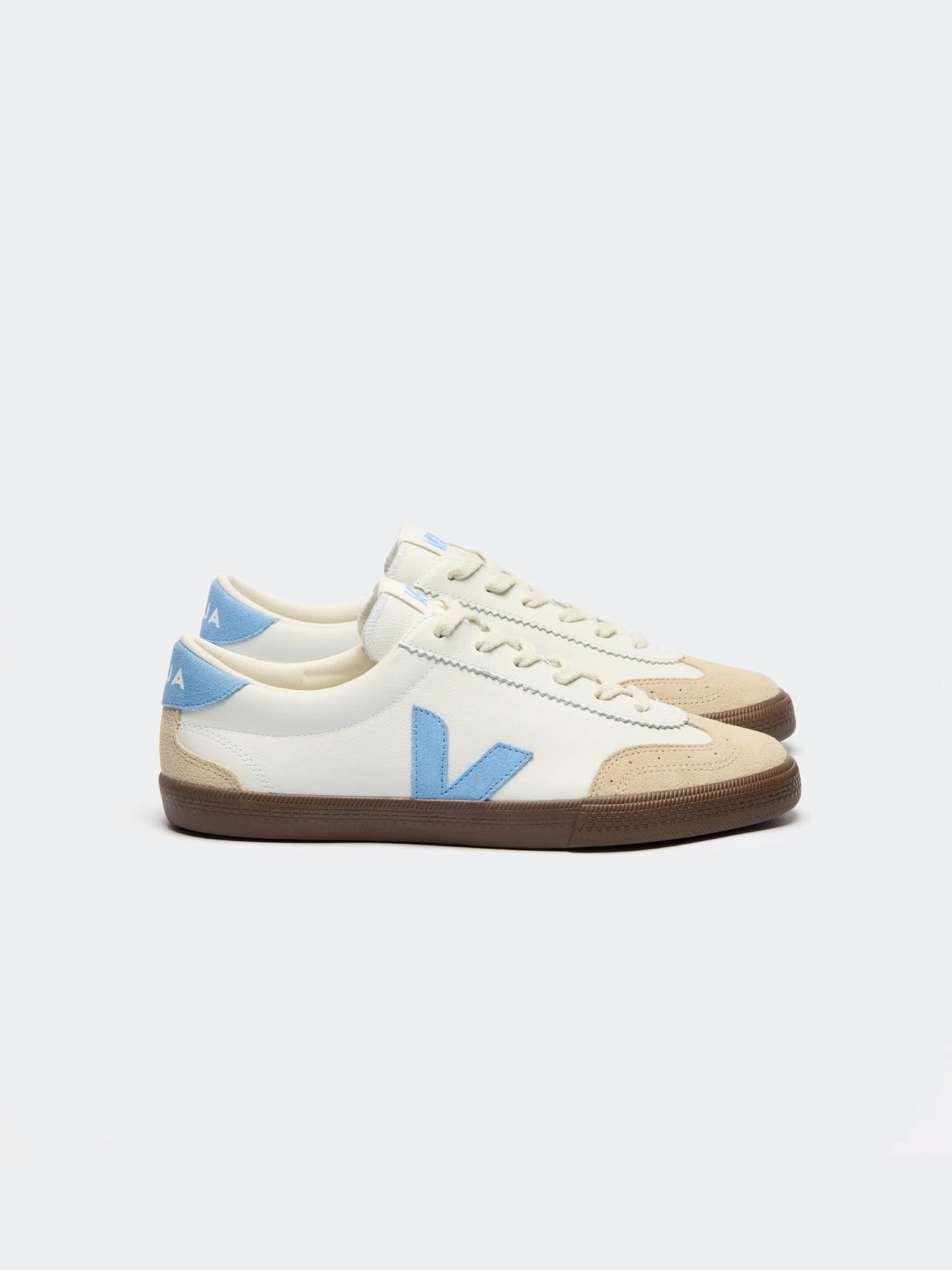 Zapatillas para Mujer VEJA VOLLEY Blanco Celeste 1