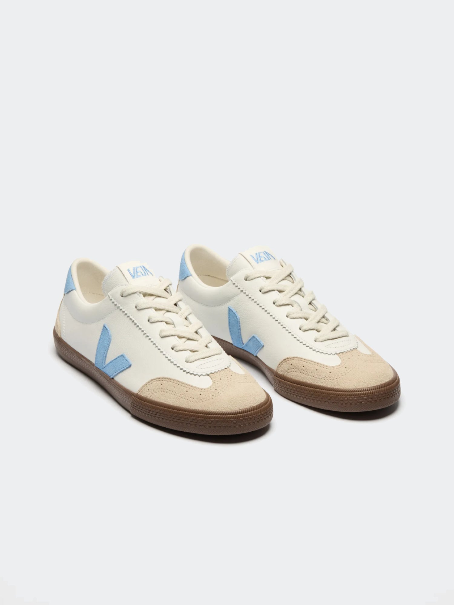 Zapatillas para Mujer VEJA VOLLEY Blanco Celeste 2