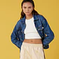 Casaca para Mujer DVK DENIM CASACA ALESKA AZL - Miniatura 1