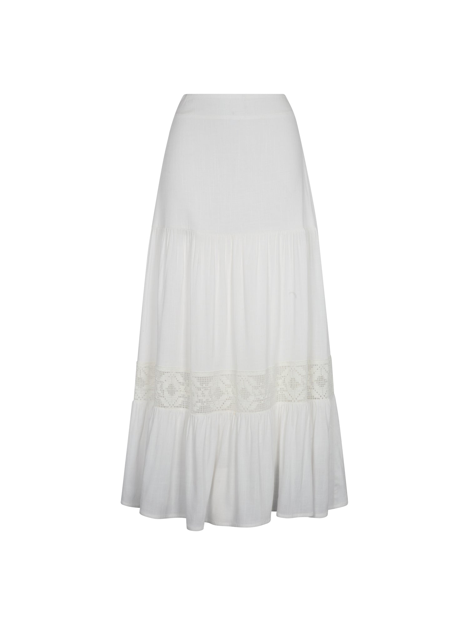 Falda para Mujer DVK MODA PORTOFINO LINEN SKIRT WHT 3