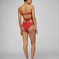 Ropa de Baño para Mujer DVK LOVE ISLAND BOTTOM RED - Miniatura 2