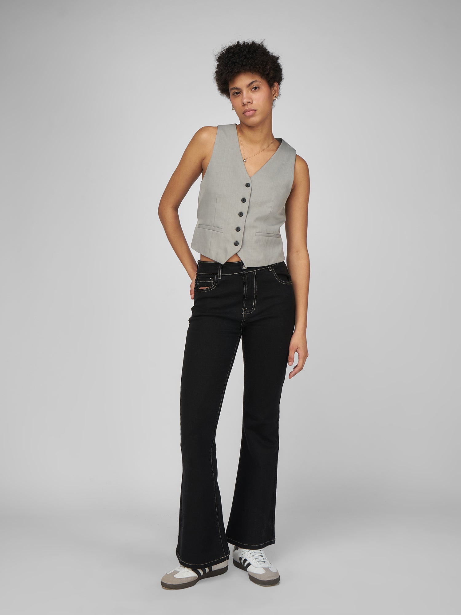 Chaleco para Mujer DVK LEGALLY VEST GRY 1