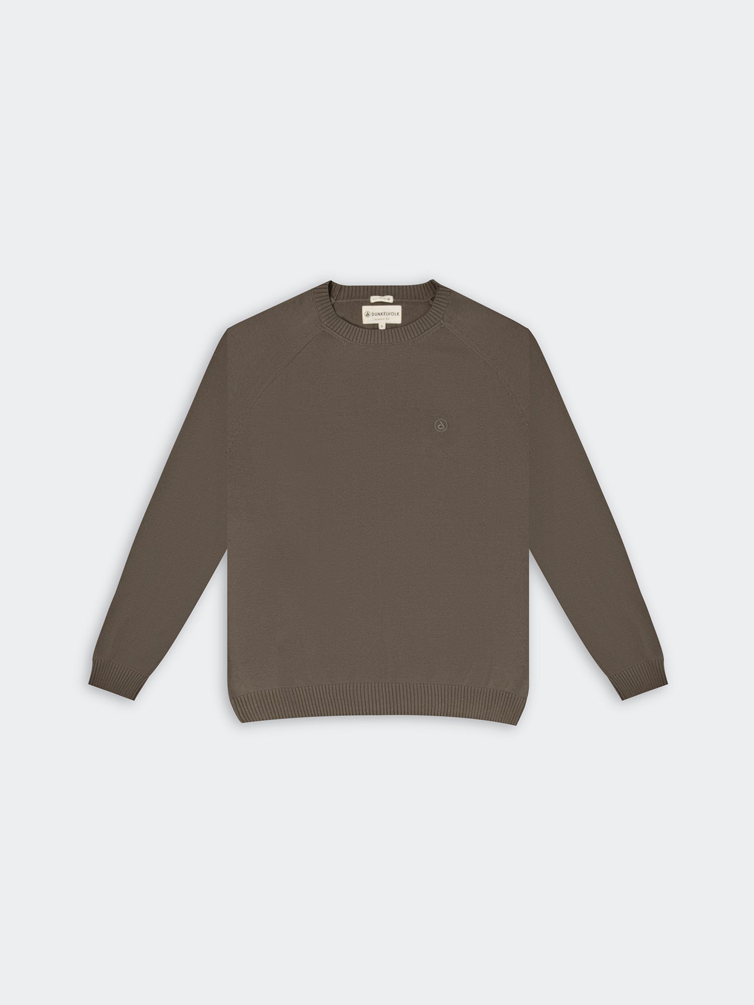 Chompa Para Hombre DUNKELVOLK PIMA KNIT CREW Camel 1