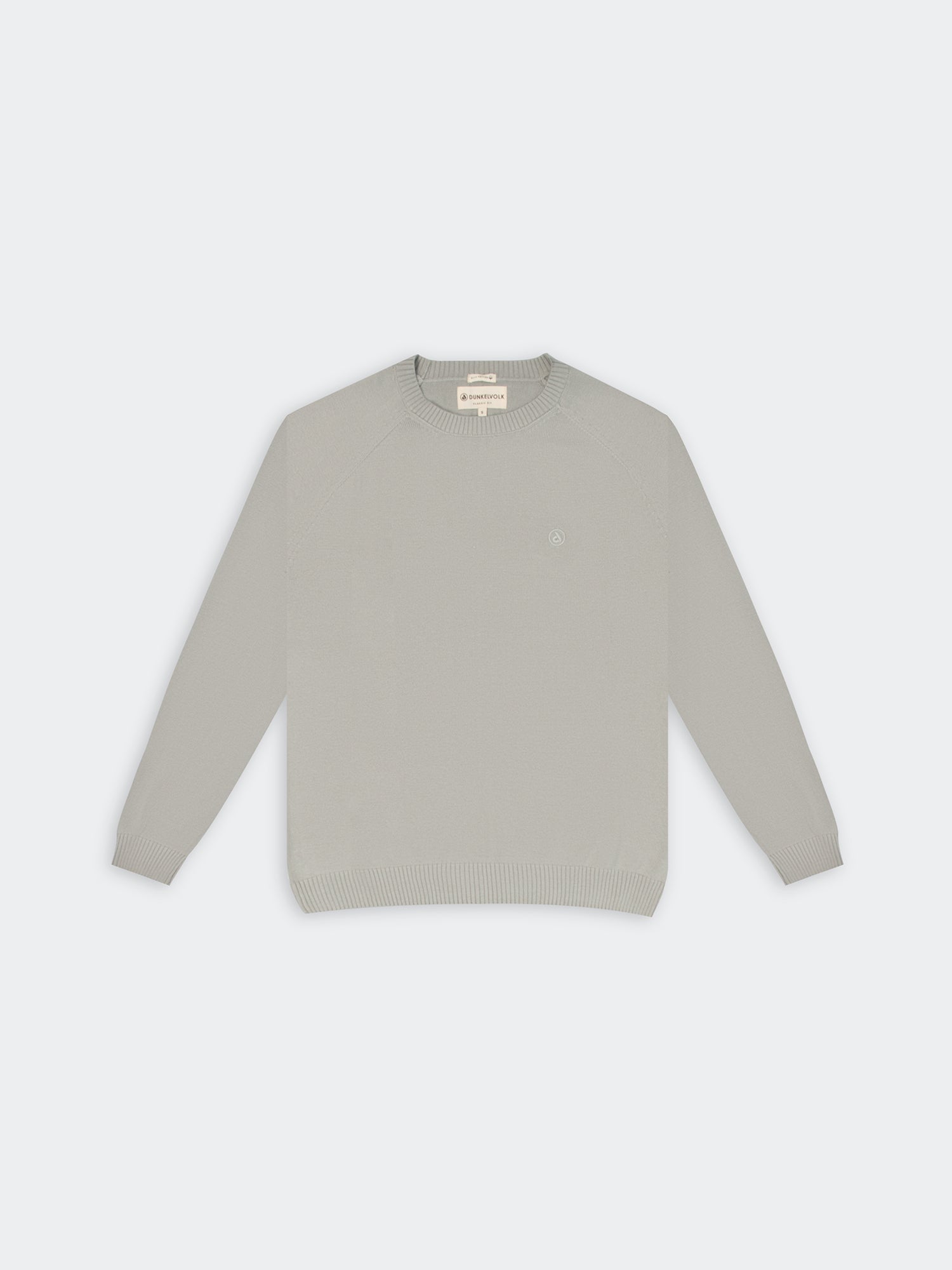 Chompa Para Hombre DUNKELVOLK PIMA KNIT CREW Gris 1