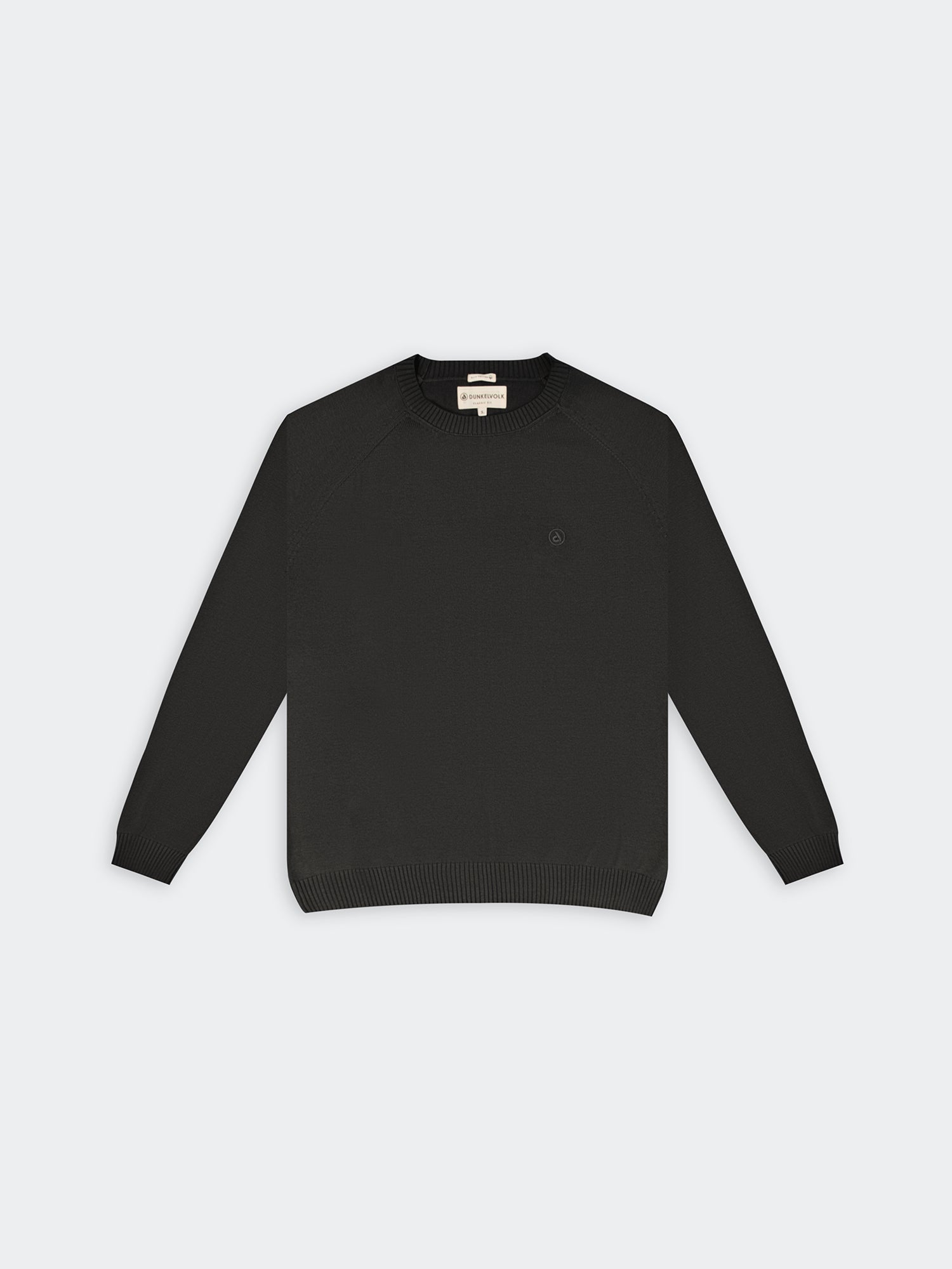 Chompa Para Hombre DUNKELVOLK PIMA KNIT CREW Negro 1