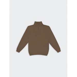 Chompa Para Hombre DUNKELVOLK PIMA QUARTER ZIP Camel