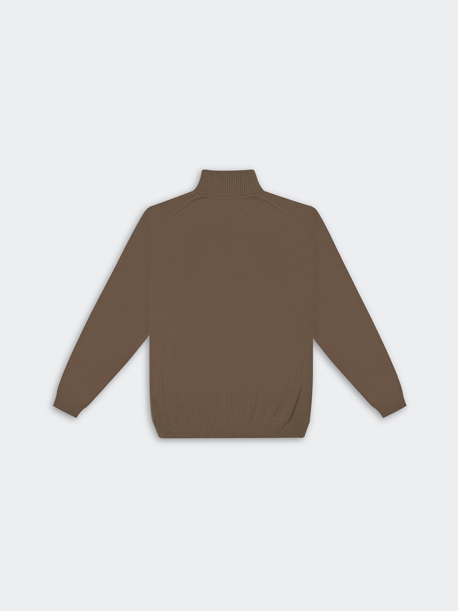 Chompa Para Hombre DUNKELVOLK PIMA QUARTER ZIP Camel 2