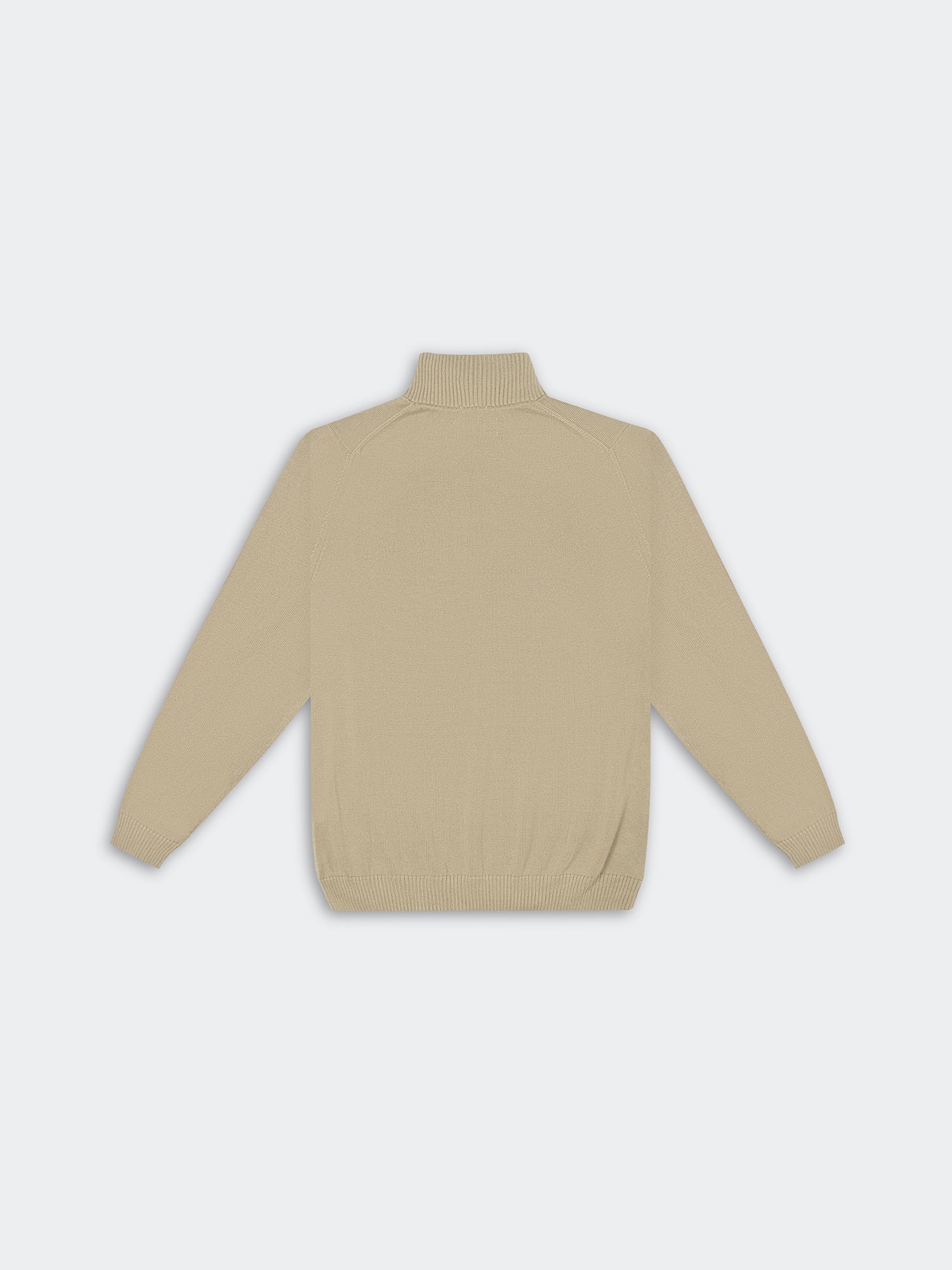 Chompa Para Hombre DUNKELVOLK PIMA QUARTER ZIP Beige 2