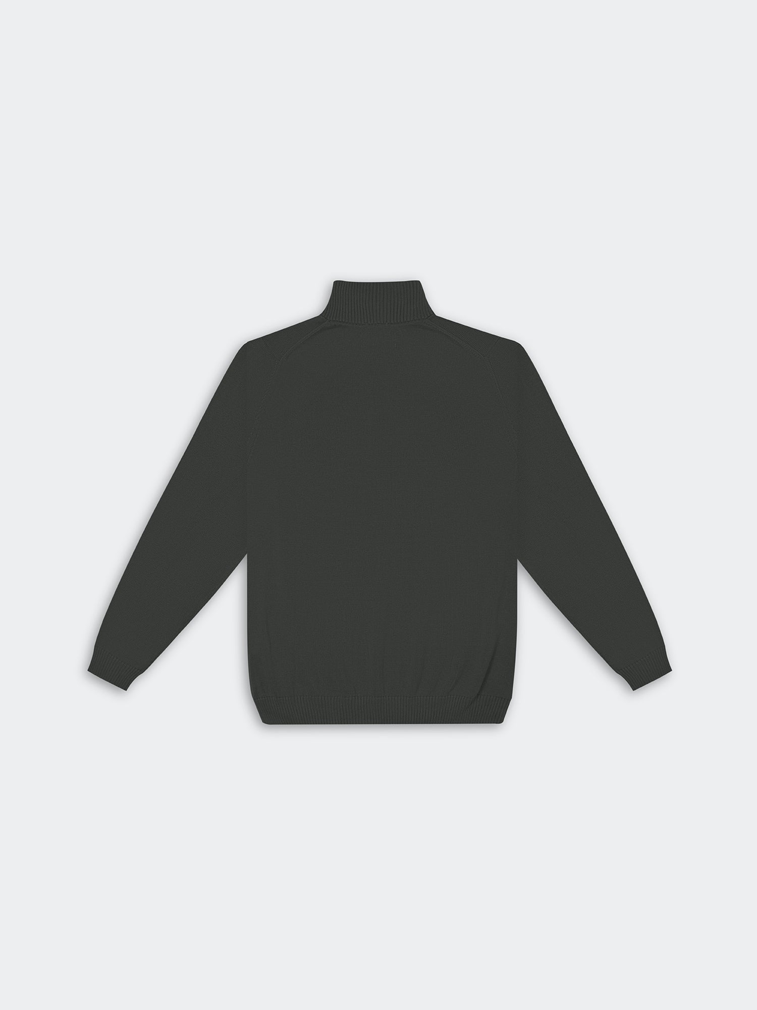 Chompa Para Hombre DUNKELVOLK PIMA QUARTER ZIP Negro 2