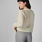 Chompa para Mujer DVK PREMIUM KNIT BABY ALPACA WHT - Miniatura 3