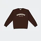 Polera Para Hombre DUNKELVOLK DUNK CREW FL Marron - Miniatura 1