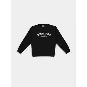 Polera Para Hombre DUNKELVOLK DUNK CREW FL Negro